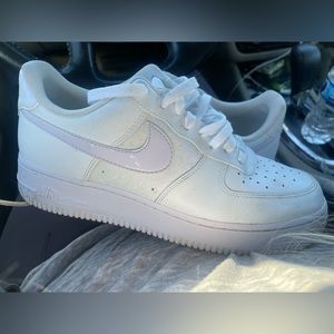 Nike Air Force Ones 10.5 Barely Grape